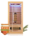 Artsauna Infrarotkabine Kiruna90 mit 4 Vollspektrum- & 3 Fl&auml;chenstrahler, 1 Person,