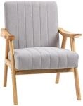 HOMCOM Sessel Wohnzimmer Loungesessel Armlehnstuhl Relaxsessel mit...