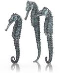 biOrb 55064 Seepferdchen 3er-Set, schwarz - Seepferdchen-Skulpturen Set, Aquarium