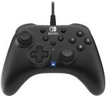 HORI Nintendo Switch HORIPAD Turbo (Schwarz) Kabelgebundener Controller - Offizell