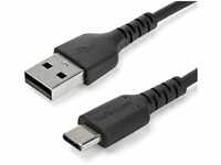 StarTech.com RUSB2AC2MB USB A auf USB C Kabel (2m, hochwertiges USB