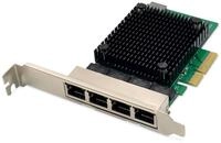 DIGITUS 4 Port RJ45 RTL8125B 2,5 GBits Server NIC
