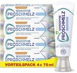 PROSCHMELZ Sensodyne Sanft Weiss Plus Zahnpasta, 4 x 75ml, Zahncreme mit Whitening