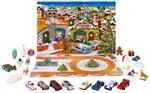 Hot Wheels Adventskalender - 8 Autos und 16 winterliche Zubeh&ouml;rteile hinter 24