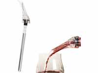 bremermann Dekanter Wein-Ausgießer mit Edelstahl-Kühlstab, Weinkühler,