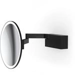 Decor Walther Vision R Wandkosmetikspiegel LED, schwarz matt - Vergr&ouml;&szlig;erung...