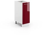 Vicco Apothekerschrank Fame-Line, Bordeaux Hochglanz, 30 cm
