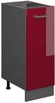Vicco Apothekerschrank R-Line, Rot Hochglanz, 30 cm