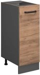 Vicco Apothekerschrank R-Line, Goldkraft Eiche, 30 cm ohne Arbeitsplatte, zur freien