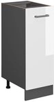 Vicco Apothekerschrank R-Line, Wei&szlig; Hochglanz, 30 cm ohne Arbeitsplatte, zur...