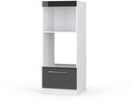 Vicco Mikrowellenschrank Fame-Line, Anthrazit Hochglanz, 60 cm | MDF-Front &middot;