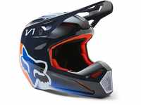 Fox Motocross-Helm V1 Toxsyk Blau Gr. M