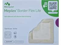 MEPILEX Border Flex Lite Schaumverband 7,5x7,5 cm 5 Stück