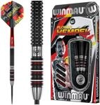 WINMAU Florian Hempel 23 Gramm professionelles Steeltip Wolfram Darts Set mit Fl&uuml;ge