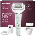 Panasonic ES-EY70 Nass/Trockenepilierer Damen, Dual Disc mit 60 Pinzetten, 90&deg;