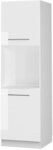 Vicco Herdumbauschrank Fame-Line, Wei&szlig; Hochglanz, 60 cm mit offenem Regal, zur
