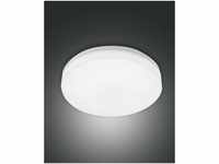 Fabas Luce LED Deckenleuchte TRIGO, 1x 27W, 3000K, 2150lm, IP65, weiß, mit