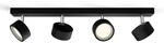 PHILIPS Bracia 4-er LED Spots (22 W), vierflammige Wandspots mit warmwei&szlig;em Licht,
