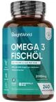 WeightWorld Omega 3 Weichkapseln - 2000mg Fisch&ouml;l - 660mg EPA & 440mg DHA