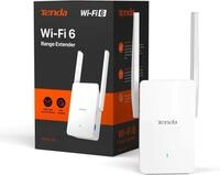 Tenda WiFi 6 WLAN Amplifier Repeater AX1500, 5GHz 1200 Mbit/s 2.4GHz 300Mbps, Gigabit