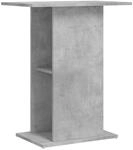 vidaXL Aquariumst&auml;nder Betongrau 60,5x36x72,5 cm Holzwerkstoff