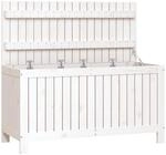 vidaXL Gartentruhe, Gartenm&ouml;bel Kiste mit Deckel, Gartenbox Auflagenbox f&uuml;r...