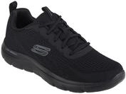 Skechers Herren Summits Torre Turnschuhe, Black Mesh/Trim, 40 EU