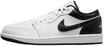 Nike Herren Air Jordan 1 Low Sneaker, Wei&szlig;, Schwarz, 10.5
