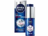 NIVEA MEN Anti-Age 2in1 Power Serum, Gesichtspflege mit Hyaluron für