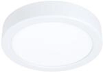 EGLO LED Deckenleuchte Fueva 5, &Oslash; 16 cm, 1 flammige Aufbauleuchte aus Stahl und