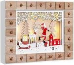 Spielwerk&reg; Adventskalender zum selbst Bef&uuml;llen Nachhaltig LED warmwei&szlig; 24 T&uuml;rchen