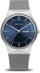 BERING Herren Uhr Quarz Movement - Classic Collection mit Edelstahl und Saphirglas