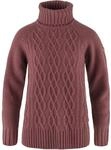 Fj&auml;llr&auml;ven Damen &Ouml;vik Cable Knit Pullover Kapuzenpullover Hoodie