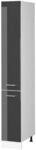 Vicco Apothekerschrank R-Line, Anthrazit Hochglanz, 30 cm