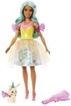 Barbie Ein Verborgener Zauber - Teresa Puppe mit m&auml;rchenhaftem Outfit, gewelltes