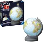 Ravensburger 3D Puzzle 11549 - Globus mit Licht - 540 dreidimensionale Puzzleteile -