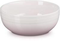 Le Creuset Shell Pink Stoneware Coupe Collection M&uuml;slischale, 16 cm