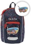 Step by Step Rucksack-Set KIGA MINI &bdquo;Fire Truck Finn, rot-schwarz, ergonomischer