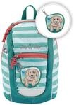 Step by Step Rucksack-Set KIGA MINI &bdquo;Dog Lucky, t&uuml;rkis, ergonomischer...