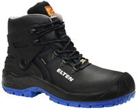 ELTEN Sicherheitsschuhe Renzo Biomex GTX Blue Mid ESD S3, Damen und Herren, Leder,