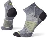 Smartwool Damen Run Zero Cushion Ankle Socks, MEDIUM GRAY, L EU