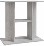 vidaXL Aquariumst&auml;nder Grau Sonoma 60 x 30 x 60 cm Holzwerkstoff