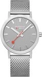 Mondaine Classic Herren Uhr analog Quarzwerk mit Edelstahl Armband A660.30360.80SBJ
