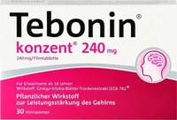 PZN-DE 07752016, Dr. Schwabe Tebonin Konzent 240mg Filmtabletten (30 St.),