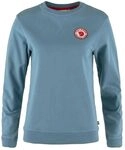 Fj&auml;llr&auml;ven Damen 1960 Logo Badge Sweatshirt, Dawn Blue, L