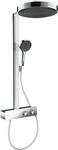 hansgrohe 26853000 Rainfinity Showerpipe 360 1jet mit ShowerTablet 350 Chrom