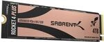 SABRENT M.2 NVMe SSD 4TB Gen 4, Internes Solid State 7100 MB/s Lesen, PCIe 4.0