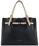 bugatti Ella Schultertasche f&uuml;r Damen, Frauen Tasche gro&szlig;, Damenhandtasche, schwarz