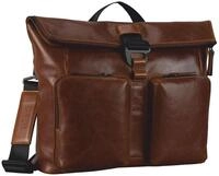 Leonhard Heyden Leder Laptoptasche mit Laptopfach Porto Umh&auml;ngetasche 7813 Braun