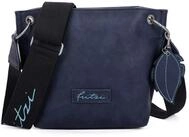 Fritzi aus Preussen Fritzi03 Eco Blue Crossbody Damen Umh&auml;ngetasche Handtasche